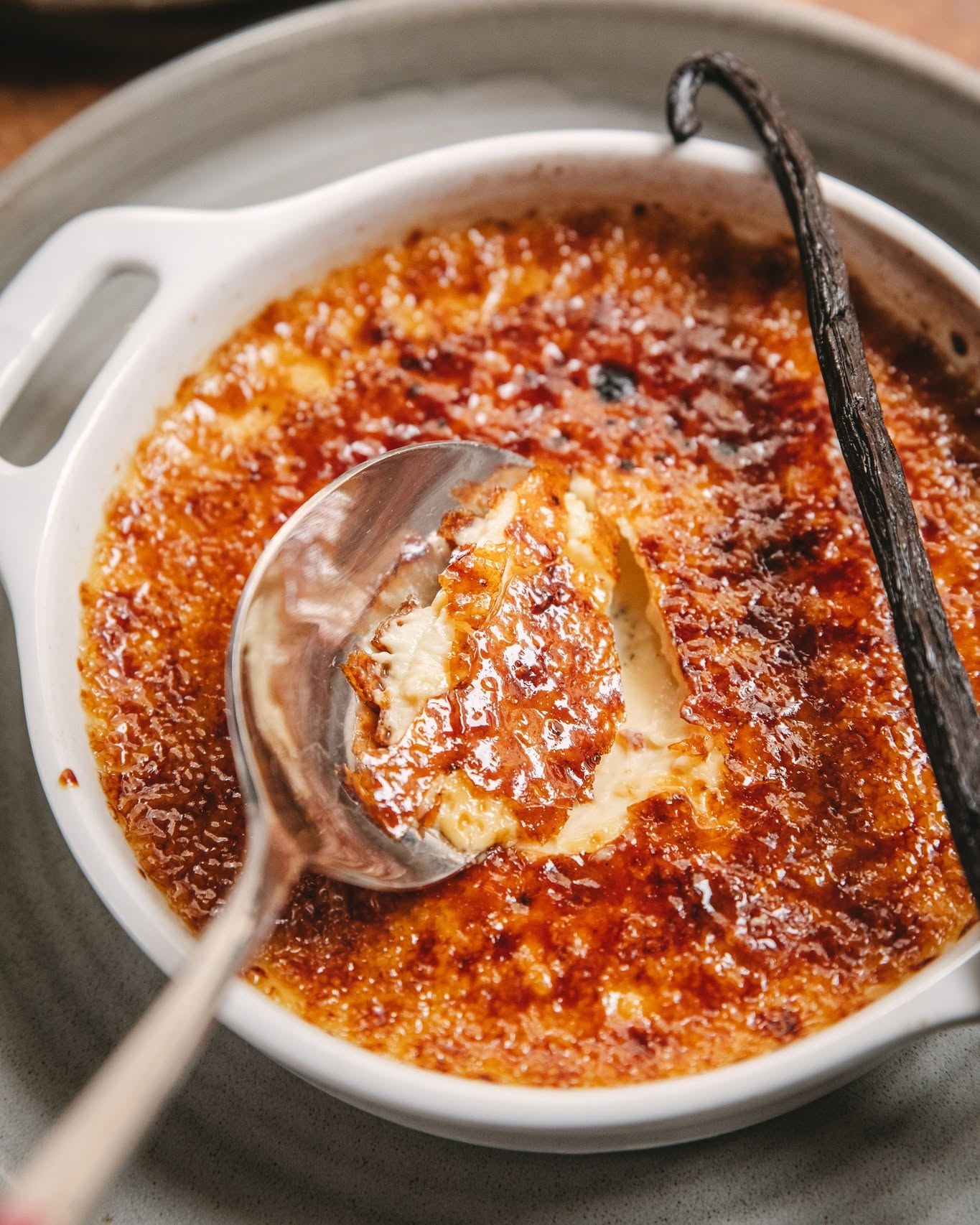 La très bonne crème brûlée du Colimaçon © Le Colimaçon