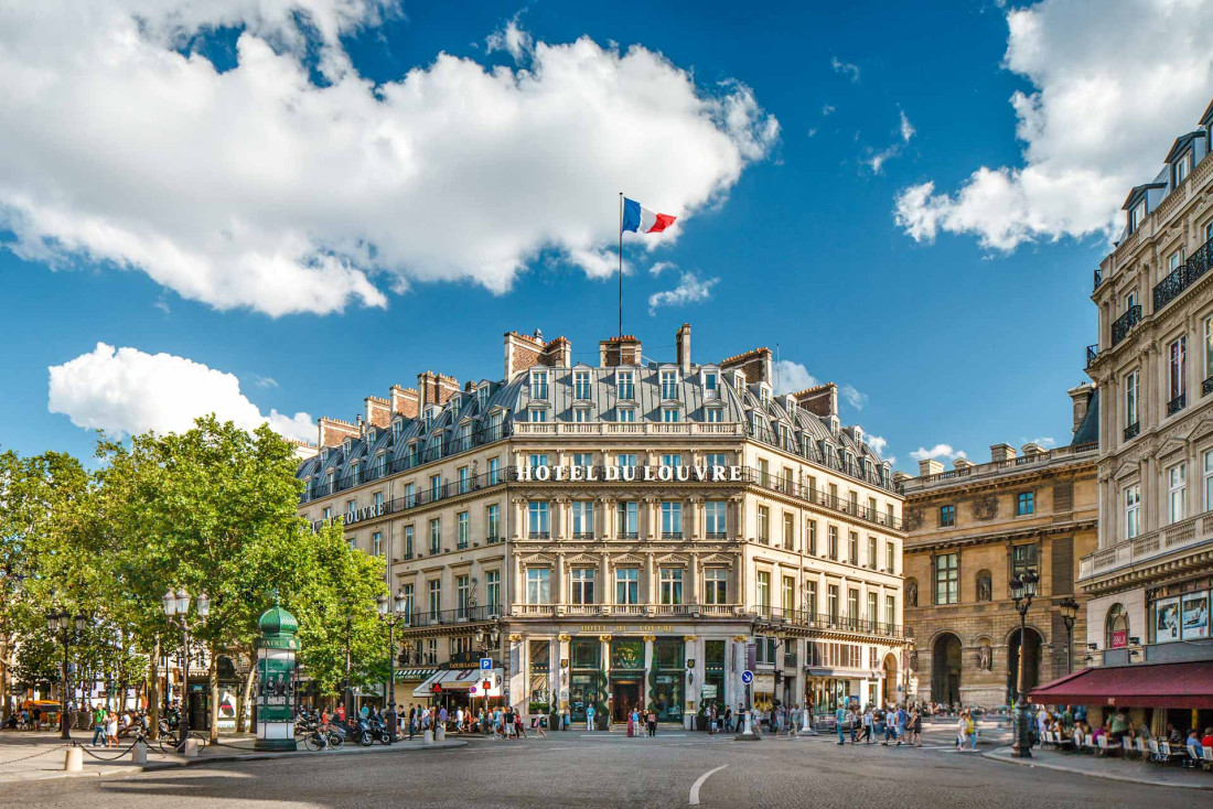 La façade de l'hôtel © Hôtel du Louvre