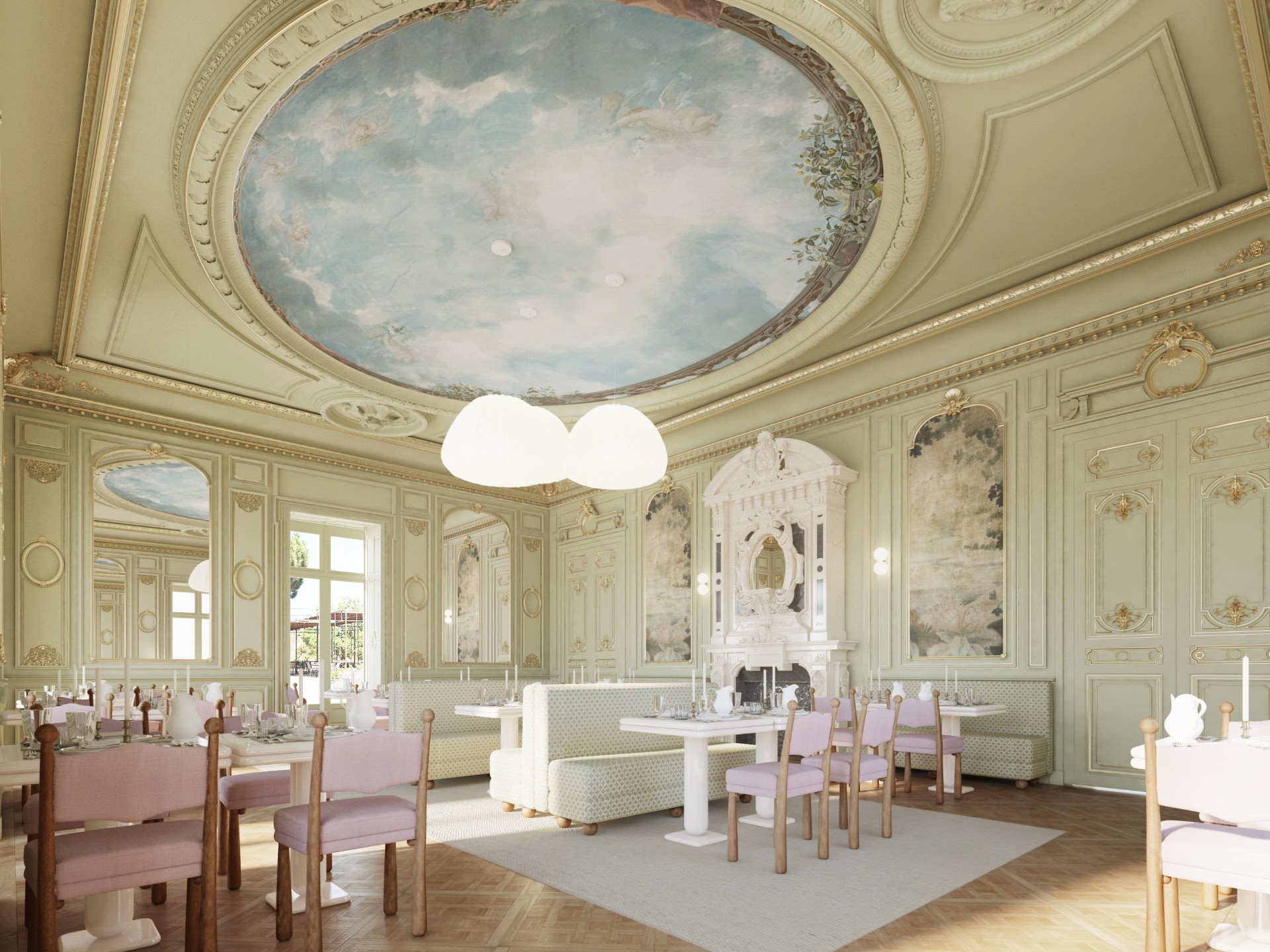 Le restaurant gastronomique Célestine © Château de Cîteaux