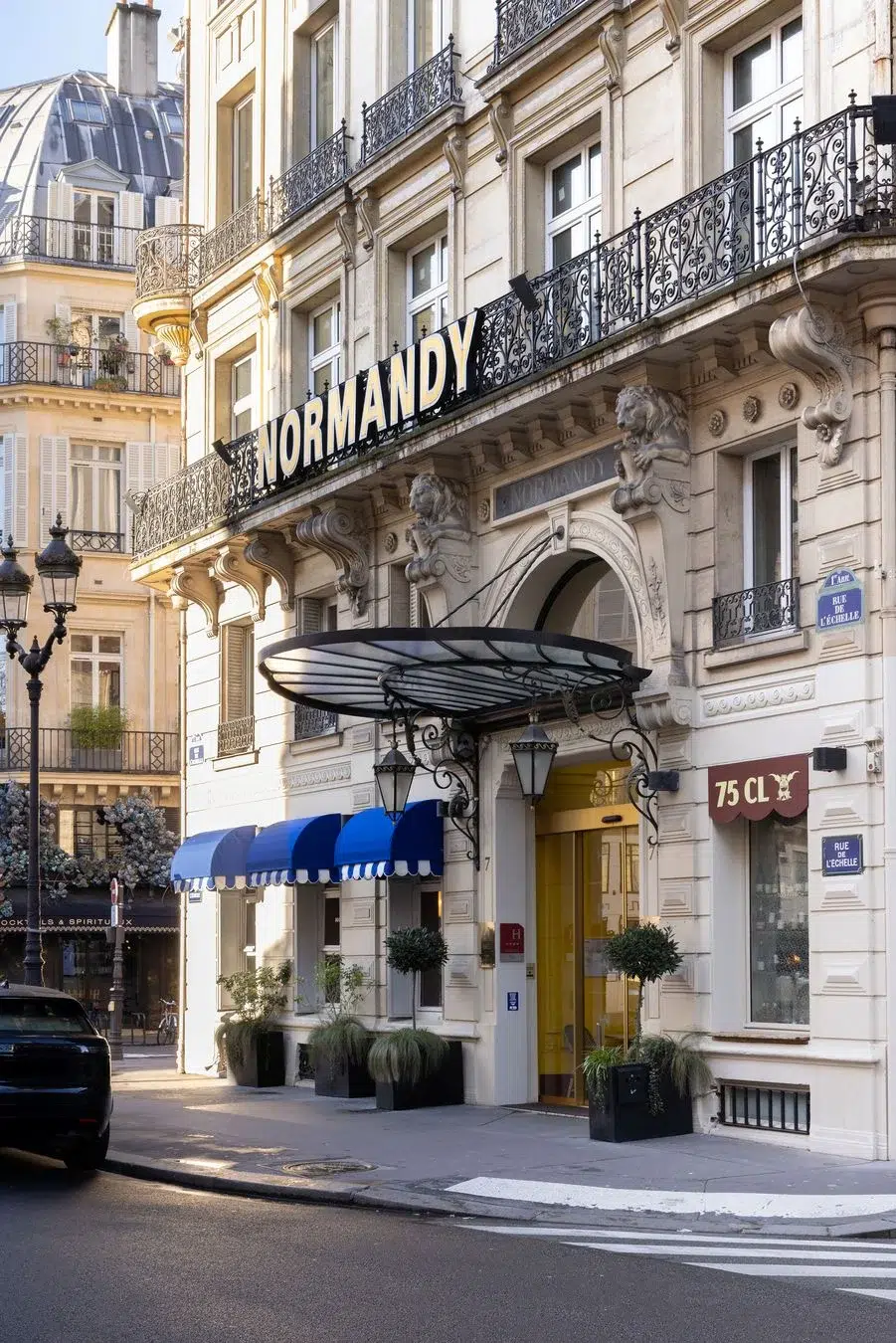 La façade de l'hôtel © Le Normandy Paris