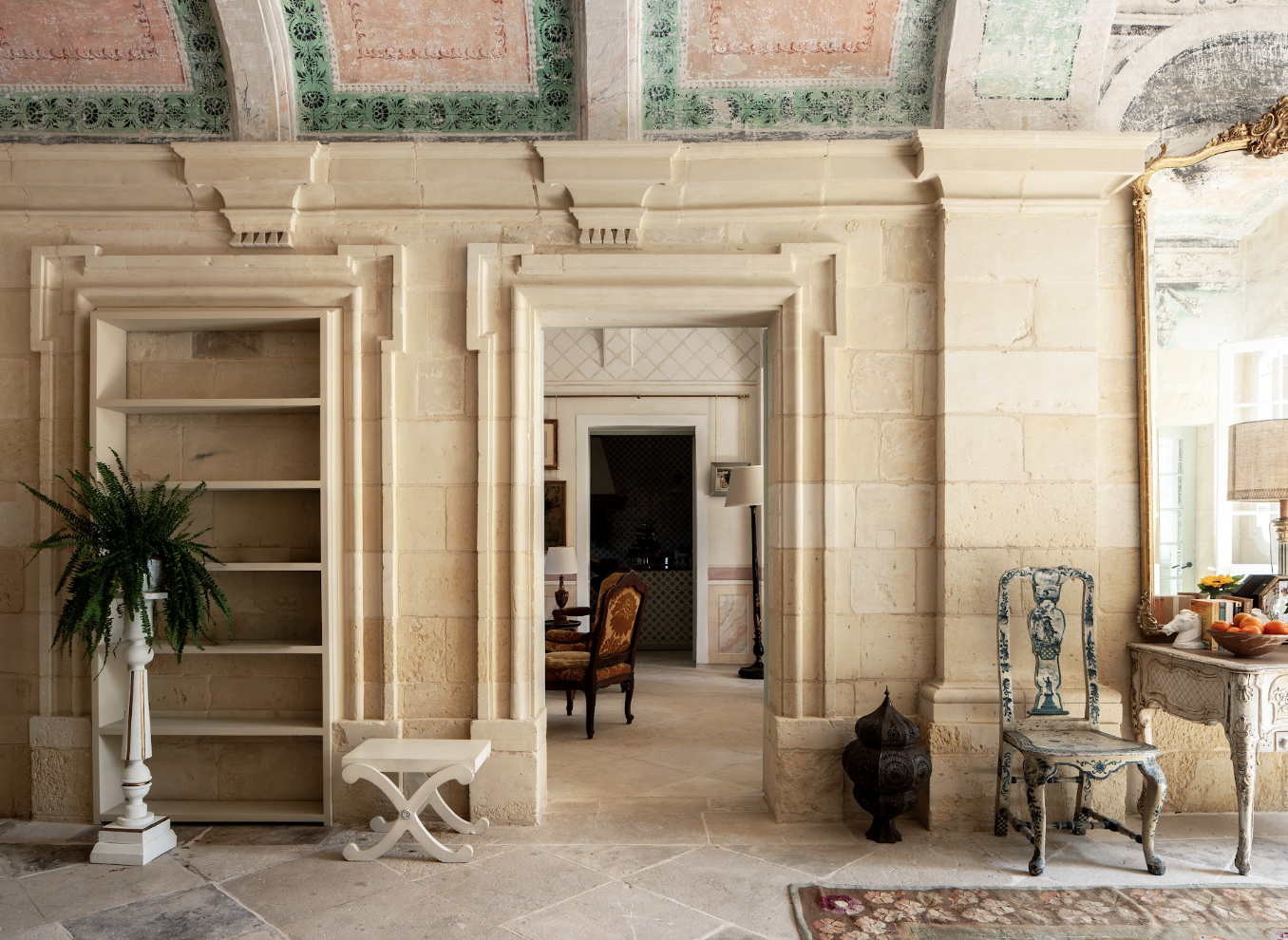 Les plafonds peints de Casa Bonavita © Julian Vassallo