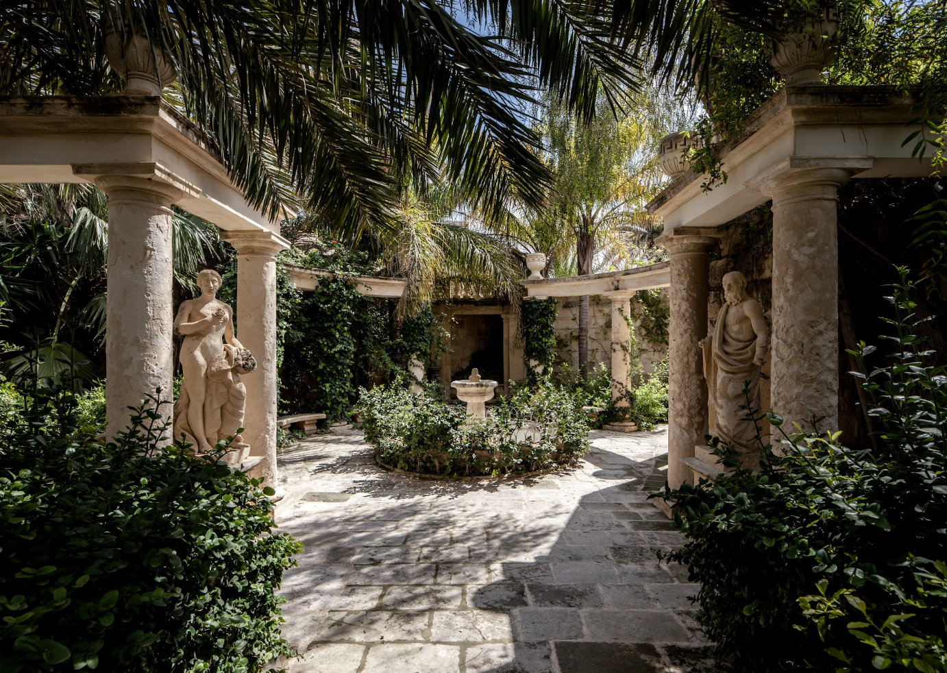 Le jardin de Casa Bonavita, oeuvre de Christopher Sharp © Julian Vassallo