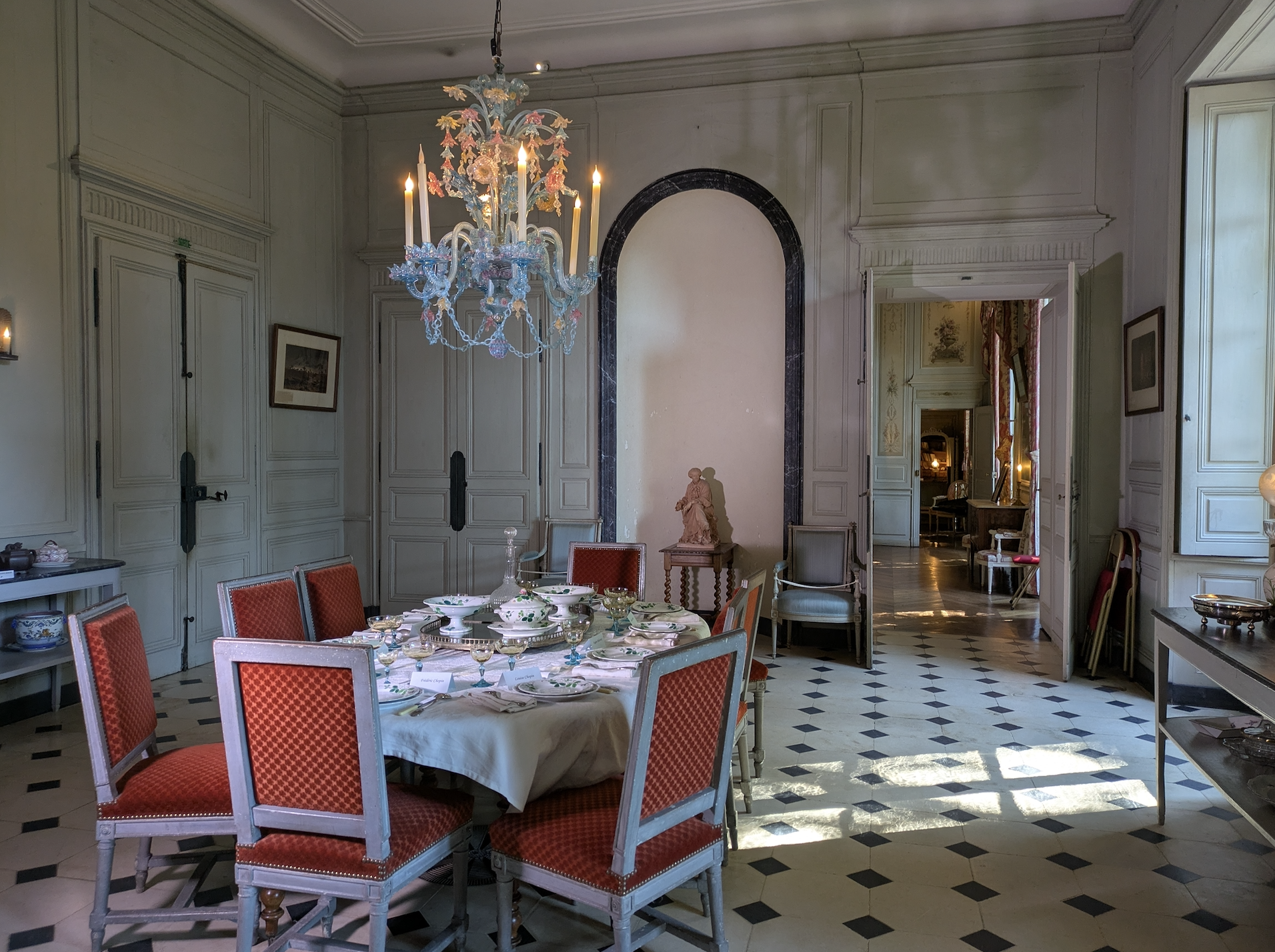 La salle à manger, coeur de la maison de George Sand © OTLC