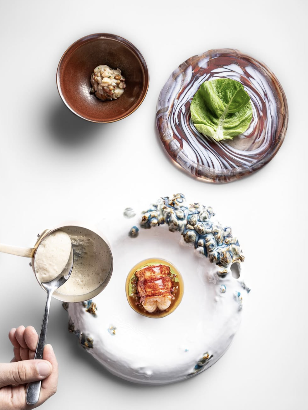 Où manger du homard à Paris ? La recette "à la Dhiab" © Restaurant Omar Dhiab
