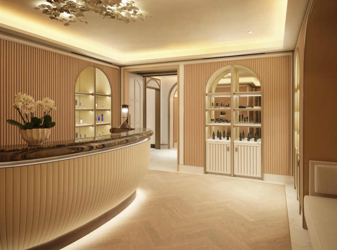 La réception du spa © Mandarin Oriental Vienne