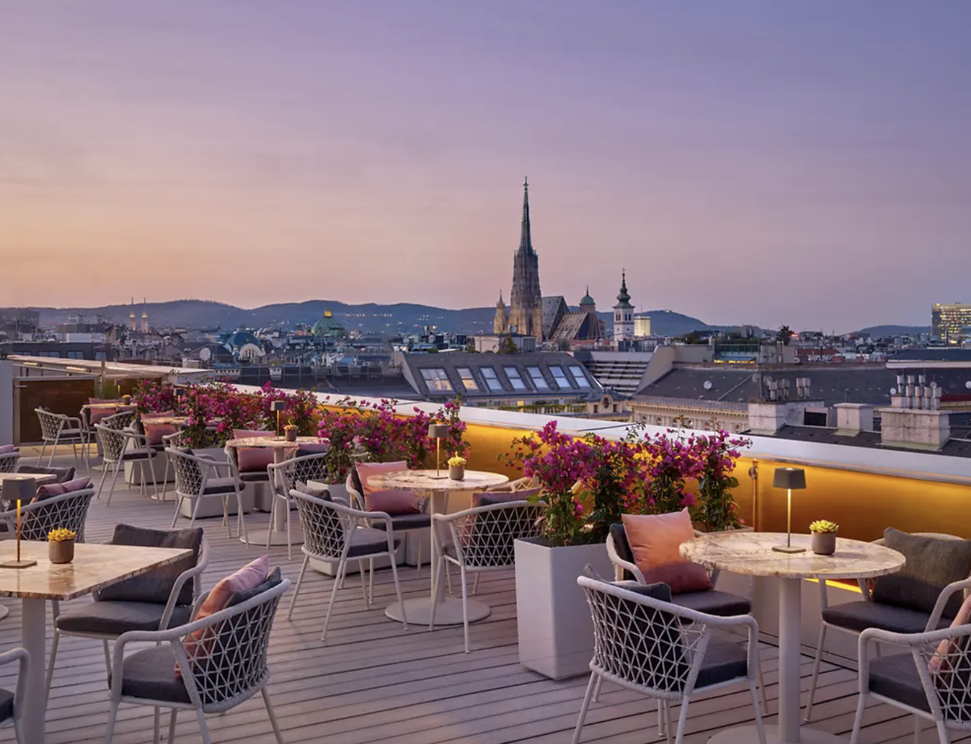 Le rooftop du Ritz Carlton Vienne © DR