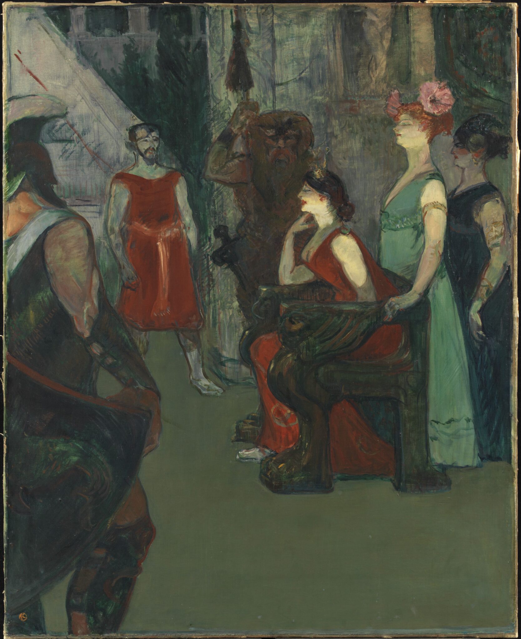 Henri de Toulouse-Lautrec. Messalina , 1900–1901. Oil on canvas. Los Angeles County Museum of Art, Gift of the Henry and Rose Pearlman Foundation and Family. (Photo: Bruce M. White)
